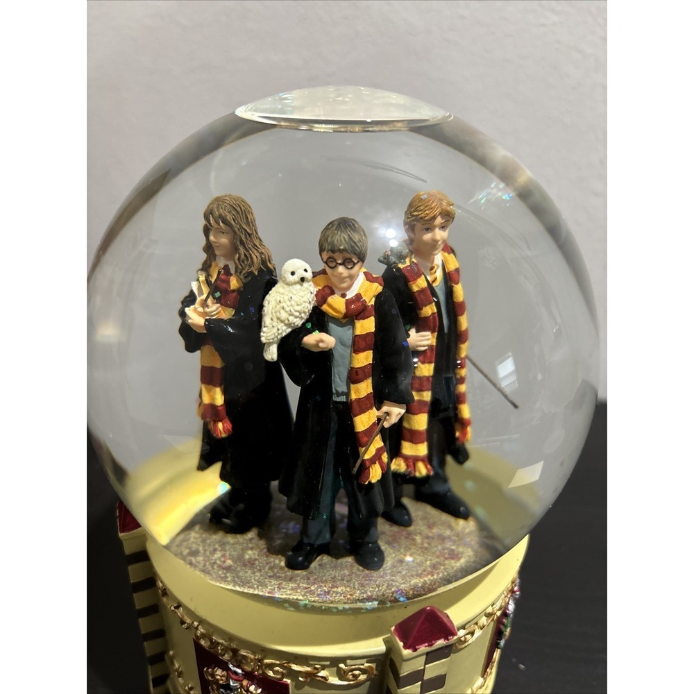 Harry Potter Trio San Francisco Music Box Waterglobe Hermione Ron "Hedwigs Theme - Picture 3 of 17